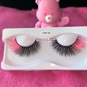 Pink and Black false eyelashes